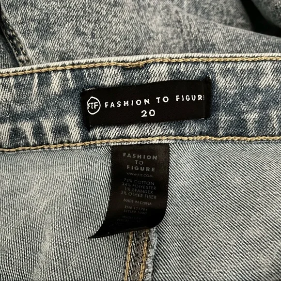 Fashion to Figure High Waist Skinny Jean Size 20 - Picture 4 of 4